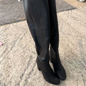 Black boot heels